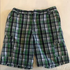 Boys plaid shorts